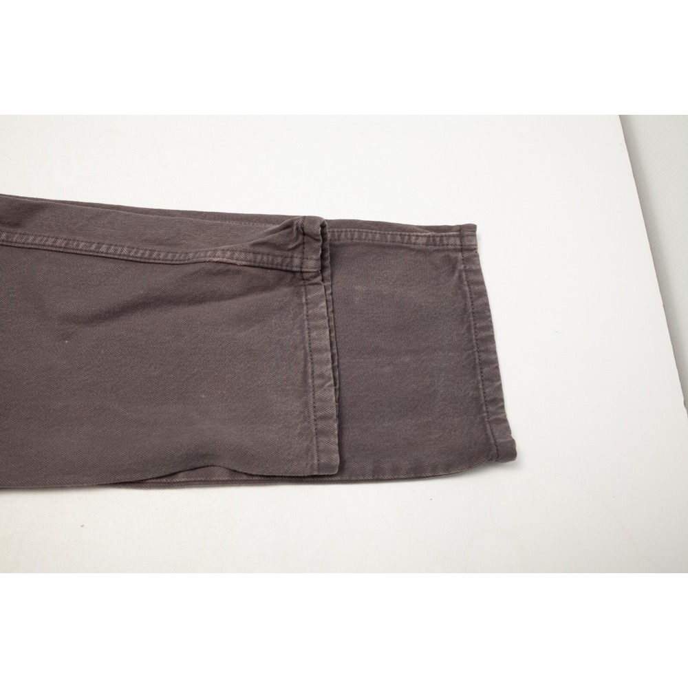 Levi's 505 Regular Fit Jeans Mens 34x32 Actual 32x31 Gray Denim Straight Leg - Picture 11 of 12
